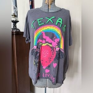 Retired Magnolia Pearl "Texas is For Lovers" NWT Tee T-shirt